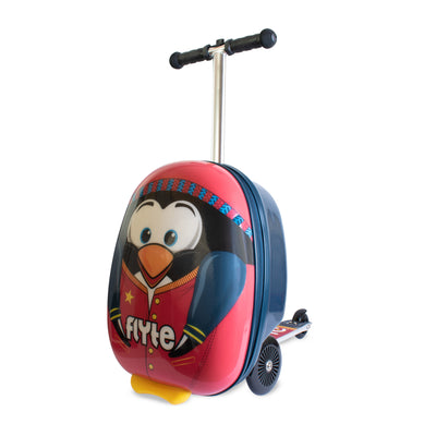 Zinc Flyte Perry the Penguin Scooter Suitcase - Children's Luggage - Zinc Flyte Australia