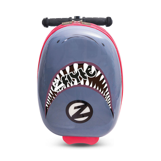 Zinc Flyte Snapper the Shark Scooter Suitcase Children's Luggage