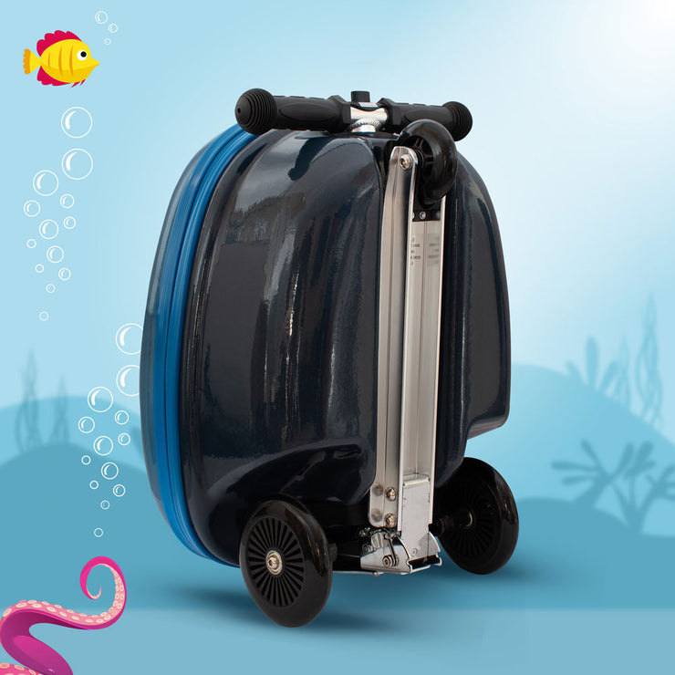 Zinc Flyte Stormy the Shark Scooter Suitcase - Children's Luggage - Zinc Flyte Australia