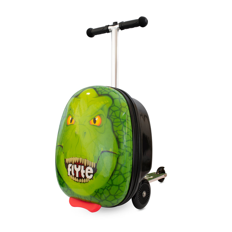 Zinc Flyte Darwin the Dinosaur Scooter Suitcase - Children's Luggage - Zinc Flyte Australia