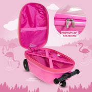 Zinc Flyte Fifi the Flamingo Scooter Suitcase - Children's Luggage - Zinc Flyte Australia