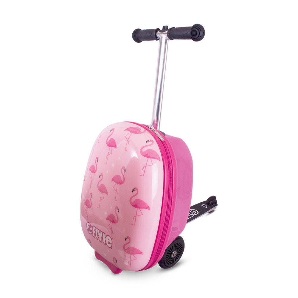 BUY GET FREE! Zinc Flyte Fifi the Flamingo Scooter Suitcase
